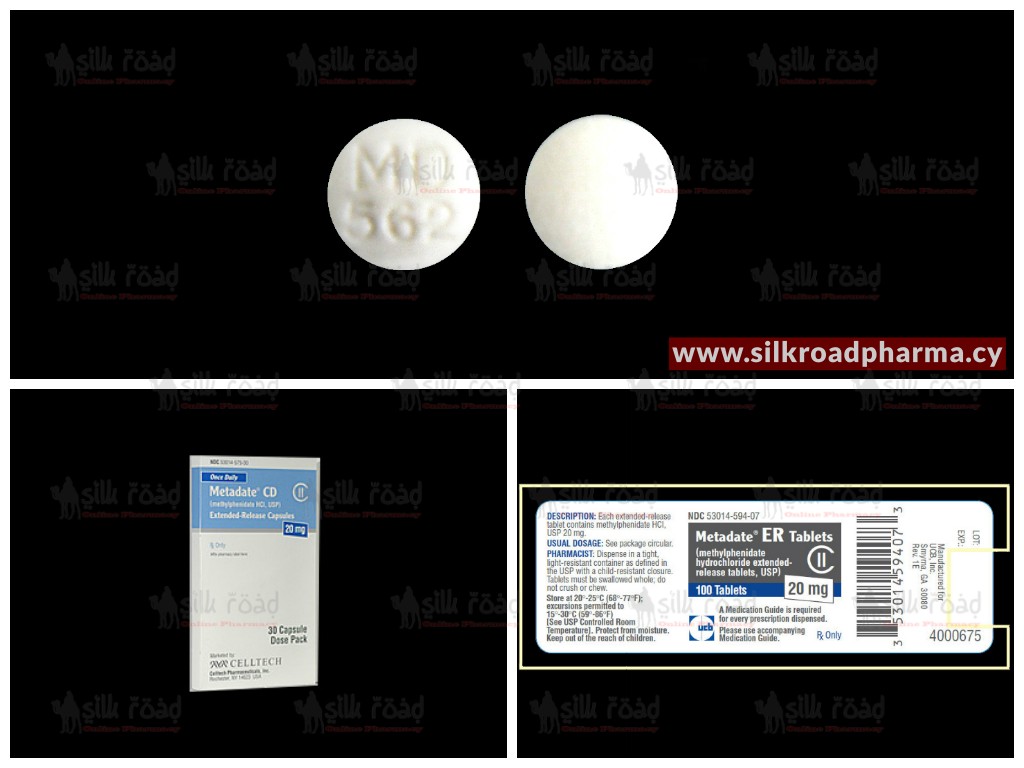 Buy Metadate (Methylphenidate) 20mg silkroad online pharmacy