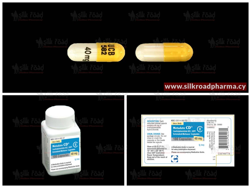 Buy Metadate (Methylphenidate) 40mg capsules silkroad online pharmacy