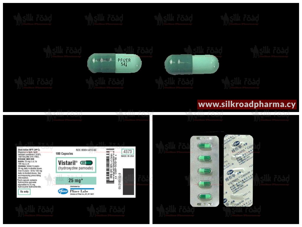 Buy Vistaril (Hydroxyzine) 25mg [cap] silkroad online pharmacy