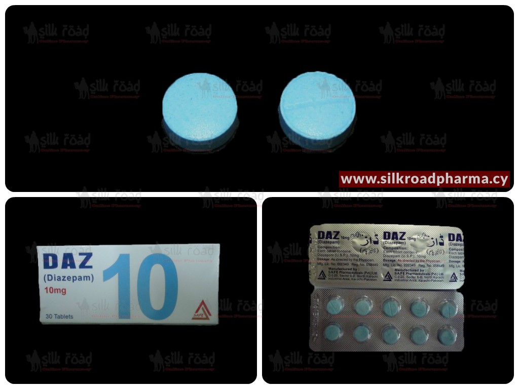 Buy Daz (Generic Diazepam) 10mg silkroad online pharmacy