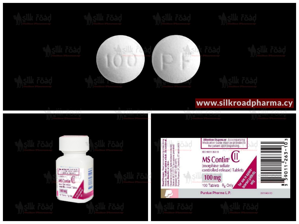 Buy MS Contin (Morphine Sulfate) 100mg silkroad online pharmacy