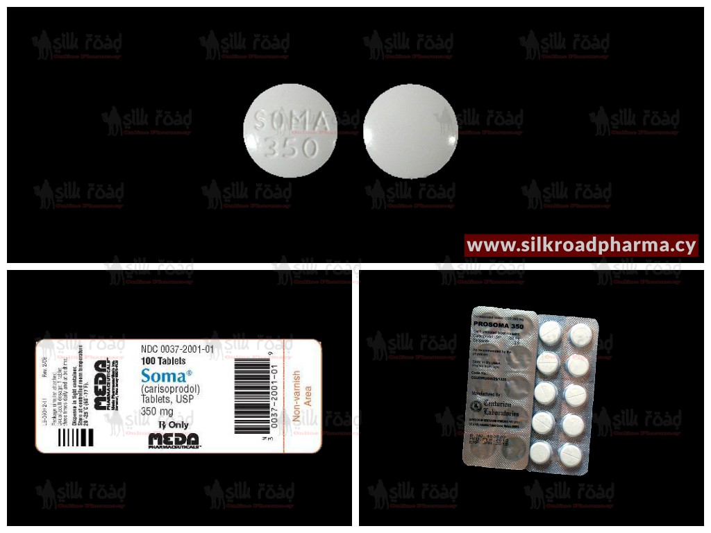 Buy Soma (Carisoprodol) 350mg silkroad online pharmacy