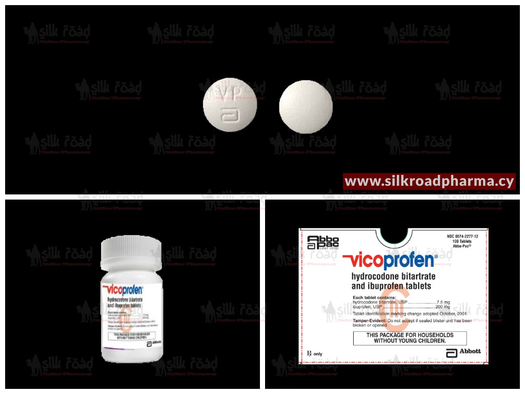 Buy Vicoprofen (Hydrocodone & Ibuprofen) 7.5/200mg silkroad online pharmacy