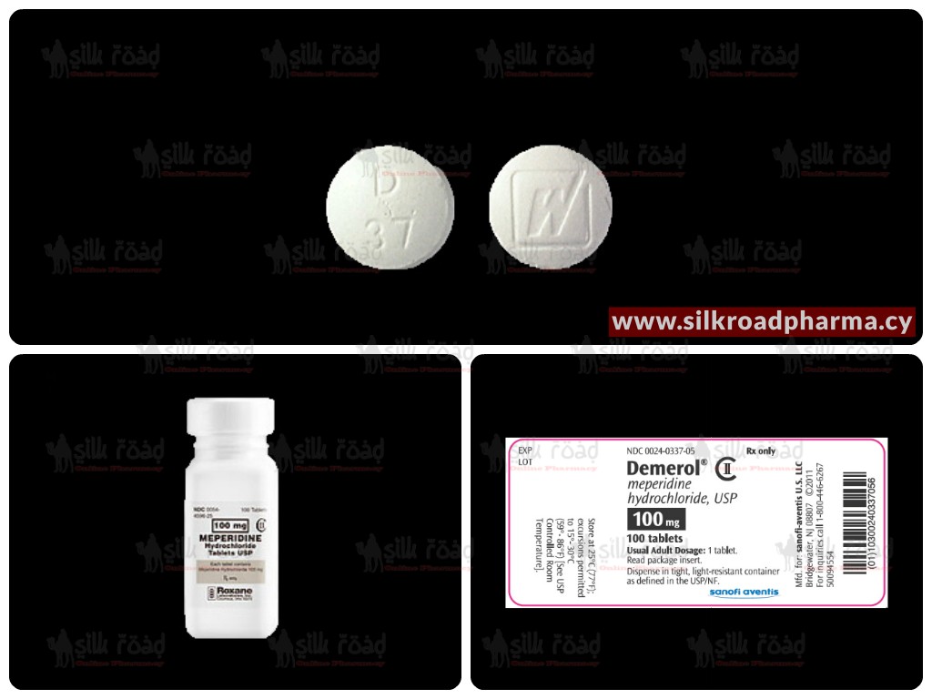 Buy Demerol (Meperidine HCL) 100mg silkroad online pharmacy