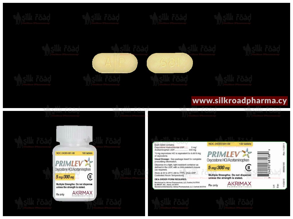 Buy Primlev (Oxycodone & Aspirin) 5/300mg silkroad online pharmacy